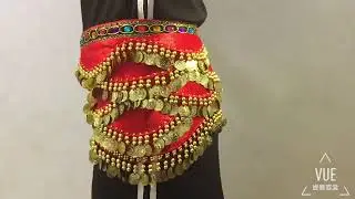 Fajilla Bellydance Monedas Danza &Aacute;rabe Falda Zumba