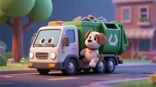Puppy Garbage Truck | Nursery Rhymes & Kids Songs