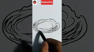Draw a simple bird nest using these simple steps #shorts #ashortaday Canvassing Passion