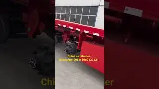Made in China container flatbed trailer for sale price