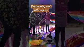 Piyusha doing masti with magician #shorts #viral #magician #hritikroshan #piyusha #vohrafilms