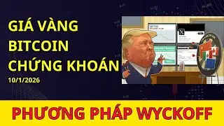 Ph&acirc;n t&iacute;ch gi&aacute; v&agrave;ng v&agrave; bitcoin 10/01/2026 | Wyckoff Method | AKVSA