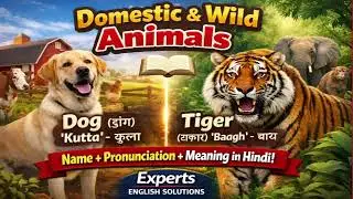 II Domestic & Wild Animals II पालतू व जंगली जानवरों के नाम II #shorts #shortvideo #shortsfeed #yt 