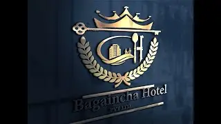 How to Create leaf Logo Design in PowerPoint || Bagaincha hotel logo design Part-1