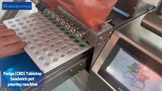 CBD Fudge Tabletop Sandwich Pot Pouring Machine | Fudge Making Machine | CBD Tabletop Making Machine