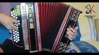 Lekcija za diatonično harmoniko - Ajda - Deklica - C F B (#73)