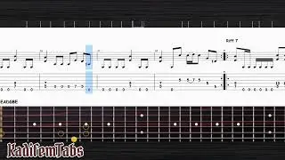 Black Mass &ndash; Easy Electric Guitar Tutorial + TABs (Destruction) | Kadifem Tabs