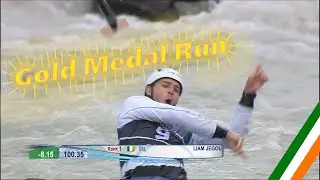 Liam Jegou Gold Medal Run - ICF Canoe Slalom World Cup Pau, 2020. C1M