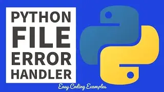 Python Exception Handling - Try And Except Statement - Beginners Coding Tutorial 2022