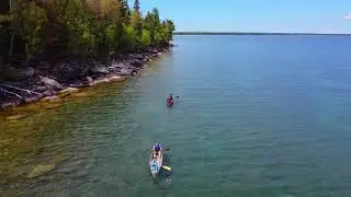 Little Traverse Bay, Lake Superior, by Canoe