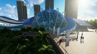 3D Virtual Event Entry - Conference 01