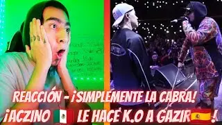¡ACZINO🇲🇽 LE HACE K.O A GAZIR🇪🇸 EN LA FMS WORLD SERIES FINAL!🔥(REACCIÓN)| *SIMPLEMENTE LA CABRA* 
