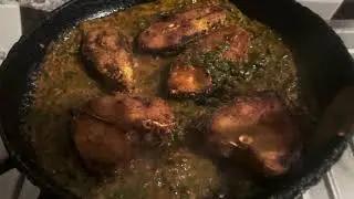 পিঁয়াজ পাতৰ লগত মাছ ভাজি#fish fry with onion leaves #fish fry recipe #assamese cooking video 