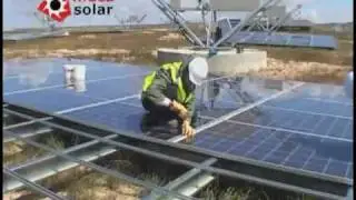 MECASOLAR 2 axis trackers: Installation & transport