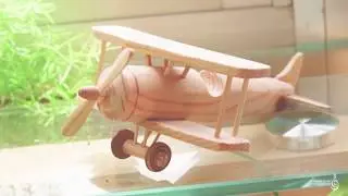 How I Made Miniature Wooden Airplane | Timelapse