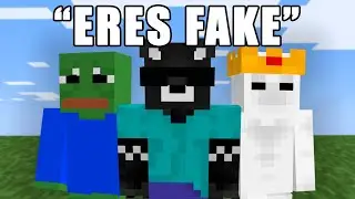 ENTRO con CUENTAS de YOUTUBERS en SERVIDOR de MINECRAFT