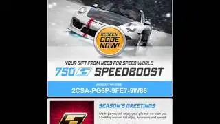 NFS World: CODE!!! 750 SpeedBoost!