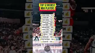 ТОП-12 САМЫХ БОГАТЫХ ИГРОКОВ НБА 🏀😊☝️ #top12 #rich #nba #player #didyouknow #shorts