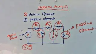 Active element Passive elements l ideal and practical voltage source, current source l