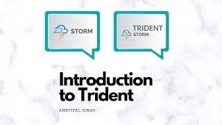Apache Storm : Introduction to Trident