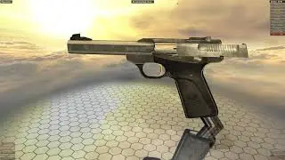 Slow Mo Of Browning Buck Mark Firing (How It Works Browning Buck Mark Semi-Automatic Pistol)