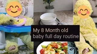 My 8-Month Baby Routine + Easy Healthy Recipes for Moms 🍼🥗