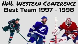 Data Race: 1997-1998 NHL Western Conference Regular Season Wins
