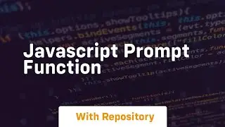 Javascript prompt function