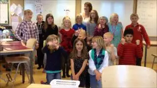 Mattetreorna sjunger 6:ans tabell