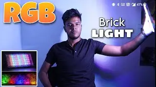 RGB brick light unboxing | RGB flud light | budget lights for studio