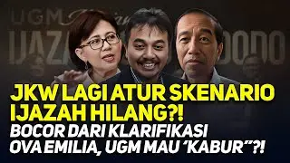 JKW LAGI ATUR SKENARIO IJAZAH HILANG?! BOCOR DARI KLARIFIKASI OVA EMILIA, UGM MAU 'KABUR