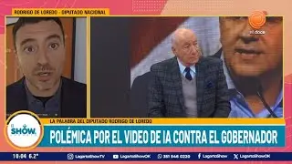 Rodrigo de Loredo habló del polémico video que hizo de Martín Llaryora con Inteligencia Artificial