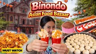 BINONDO Church Chinatown ASIAN Street Food Bazaar | A Chinese New Year SPECIAL