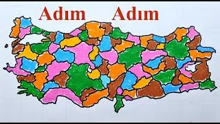 Türkiye İller Haritası Çizimi Türkiye Siyasi Haritası Nasıl Çizilir