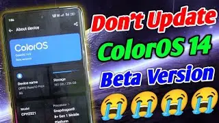 After Update ColorOS 14 Android 14 Bug Issue 😭 | Don't Update colorOS 14 Beta Versions Oppo Mobile