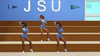 The Prancing J-Settes of Jackson State University (Sims 4 Animation)