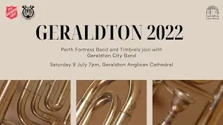 Perth Fortress Band and Timbrels Geraldton Concert 2022
