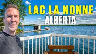 Is This Alberta's Best Hidden Hike? Lac La Nonne's Waterfront Trails | Canada Travel Vlog