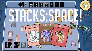 Stacks: Space! | SCI-FI Card Game Inspired by Stacklands | EP. 3 - Bug Caverns Here We Come!