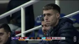 NLB ABA League 2 2022/23 highlights, Round 11: Borac WWIN - Podgorica (6.3.2023)