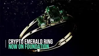 Crypto Emerald Ring - Now on Foundation!