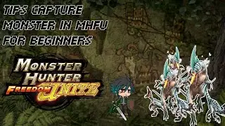 Tips Capture Monster in Mhfu for Beginners (Monster Hunter Freedom United Indonesia )