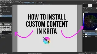Как импортировать кисти в Krita &mdash; Учебное пособие по Krita для начинающих