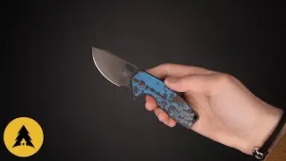 Складной нож FOX Suru сталь CPM 20CV, рукоять Arctic Storm Fat Carbon
