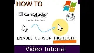 How to enable mouse highlighter .....