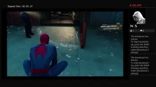 Batknight011's Live PS4 Spiderman