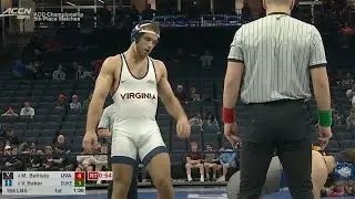 184lbs Michael Battista (Virginia) dec Vince Baker (Duke)