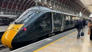Acceleration up to 125mph from Reading! GWR class 800