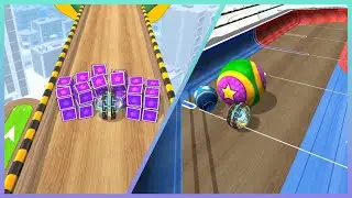 Going Balls - Super Bonus Level Portal Run vs Goal Ball