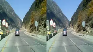 Kaghan to Naran on way to Babusar Planes (3D, Stereo, Virtual Reality, VR, VR Box)